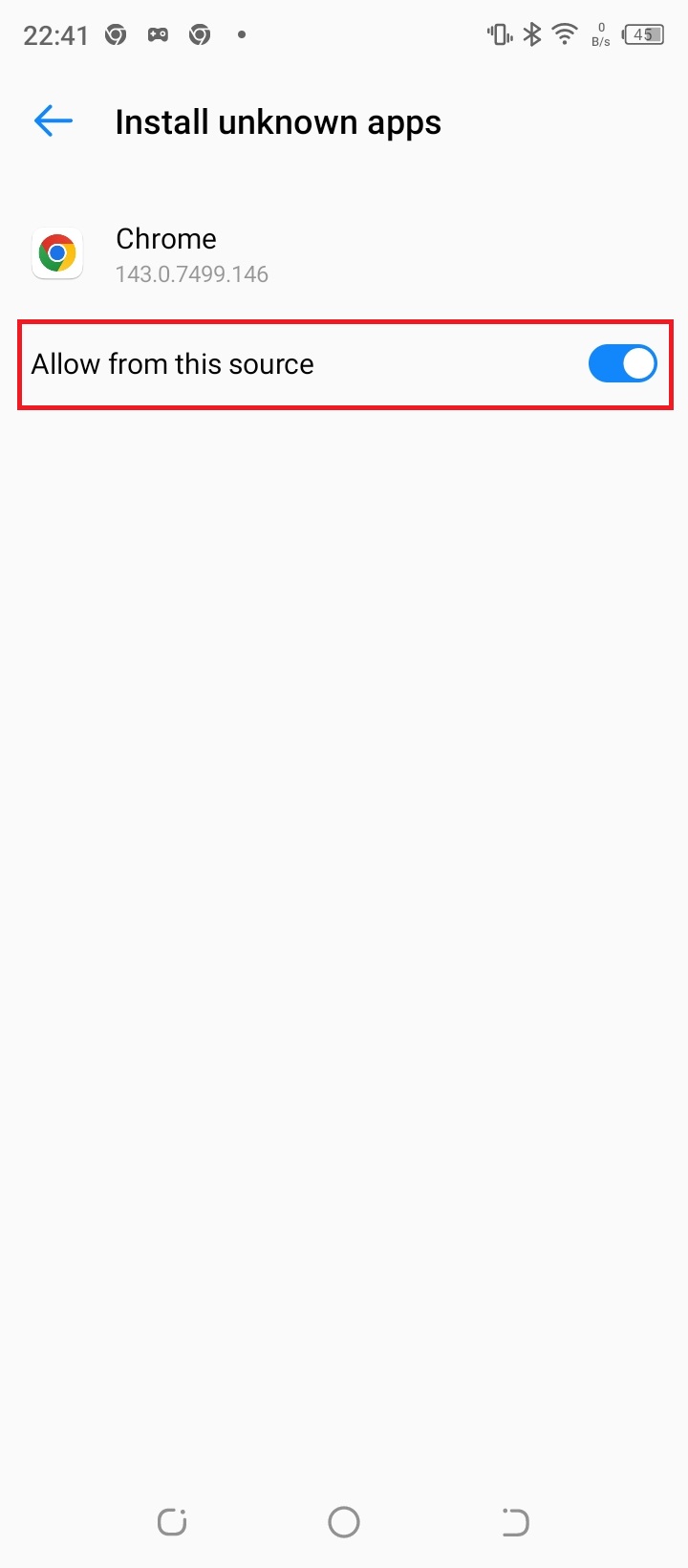 Step 4: Allow Unknown Sources